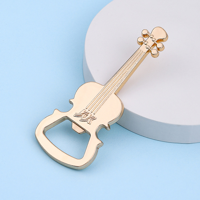 Guitar Bottle Opener Music Theme Party Favors Guitar Event Giveaways Anniversary Birthday Gifts Beer Cap Openers Table Decors Supplies