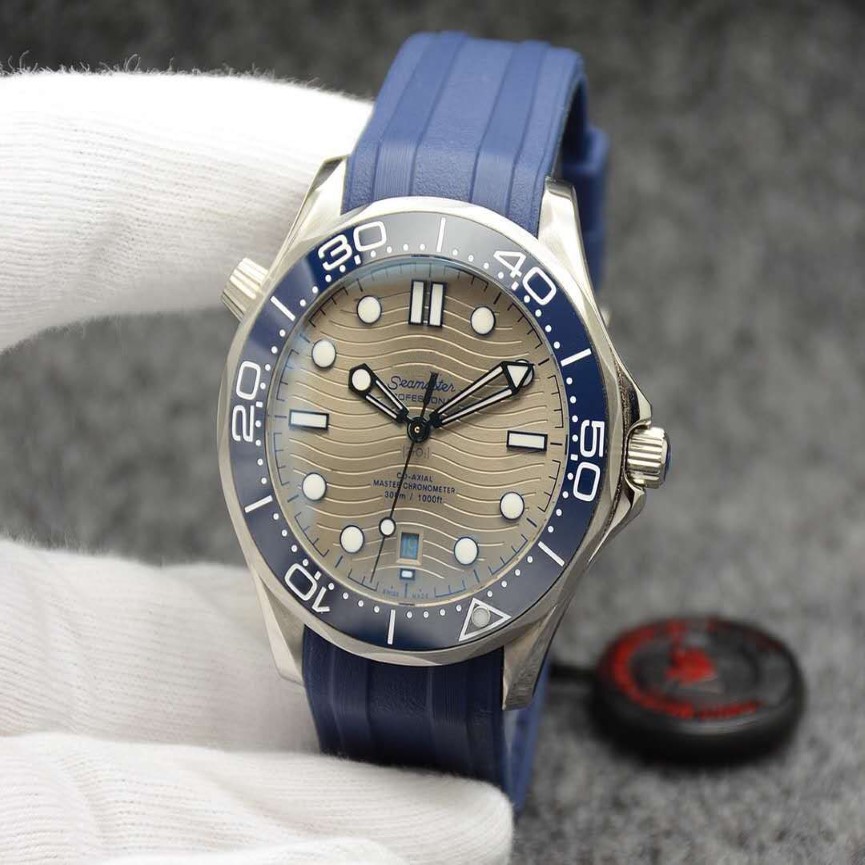 3a Mens For Professional Sea Watch Automatic Movement Ocean Diver 42mm Ceramic Bezel Master Designer Rubber Watches272L