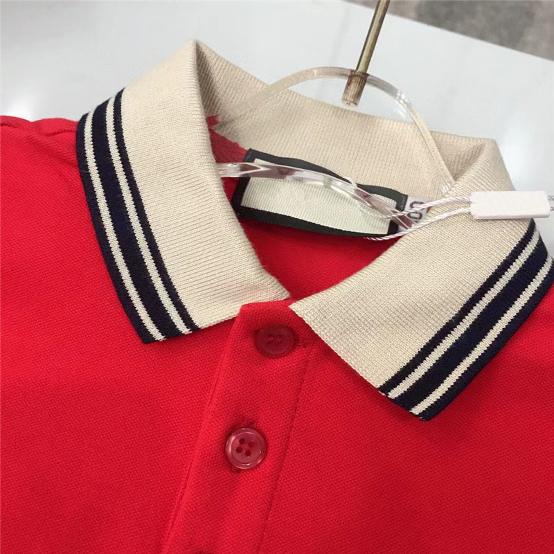 Baby Designer Clothes Newest Spring Kids T-shirt Short Sleeve Knitted Top Classic Letter Embroidery Spring Autume Polo Shirt Children Boys Girls Clothes