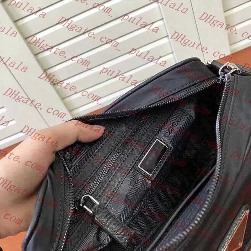 2-i-1 nylon crossbody väskor mens designer märke axelväskor och plånböcker damhöljespåse mjukt vattentätt fallskärms tyg klaff messenger väska med plånböcker