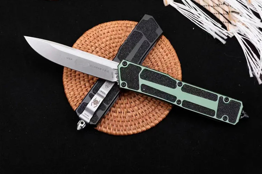 US Stlye Scarab II Knife D2 Steel Blade Aviation Aluminum Handle Camping Outdoor Tactical Combat Self DefenseEDCポケットナイフ