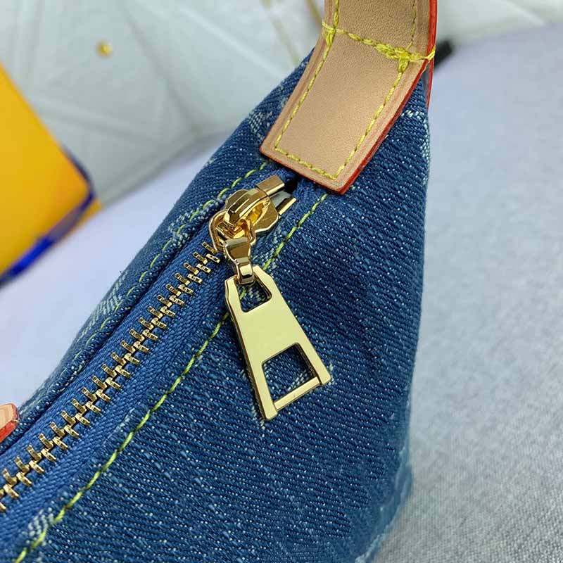 Borsa a tracolla in denim stampato Pochette da donna firmata Borsa sandwich Mini Card Può contenere piccoli oggetti Borsa di lusso Può essere caricata Piccoli oggetti come rossetto e borsetta chiavi