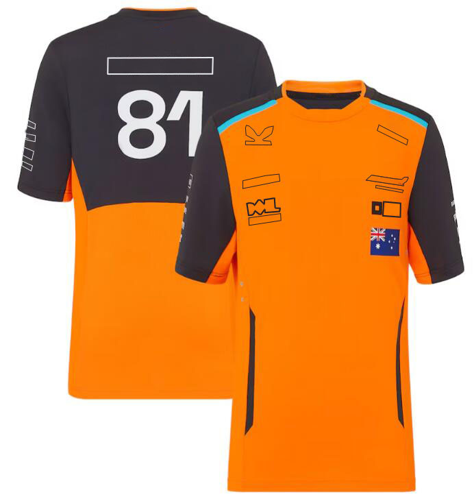 2024 Nuova polo da corsa F1 Team T-shirt a maniche corte Stesso stile personalizzato