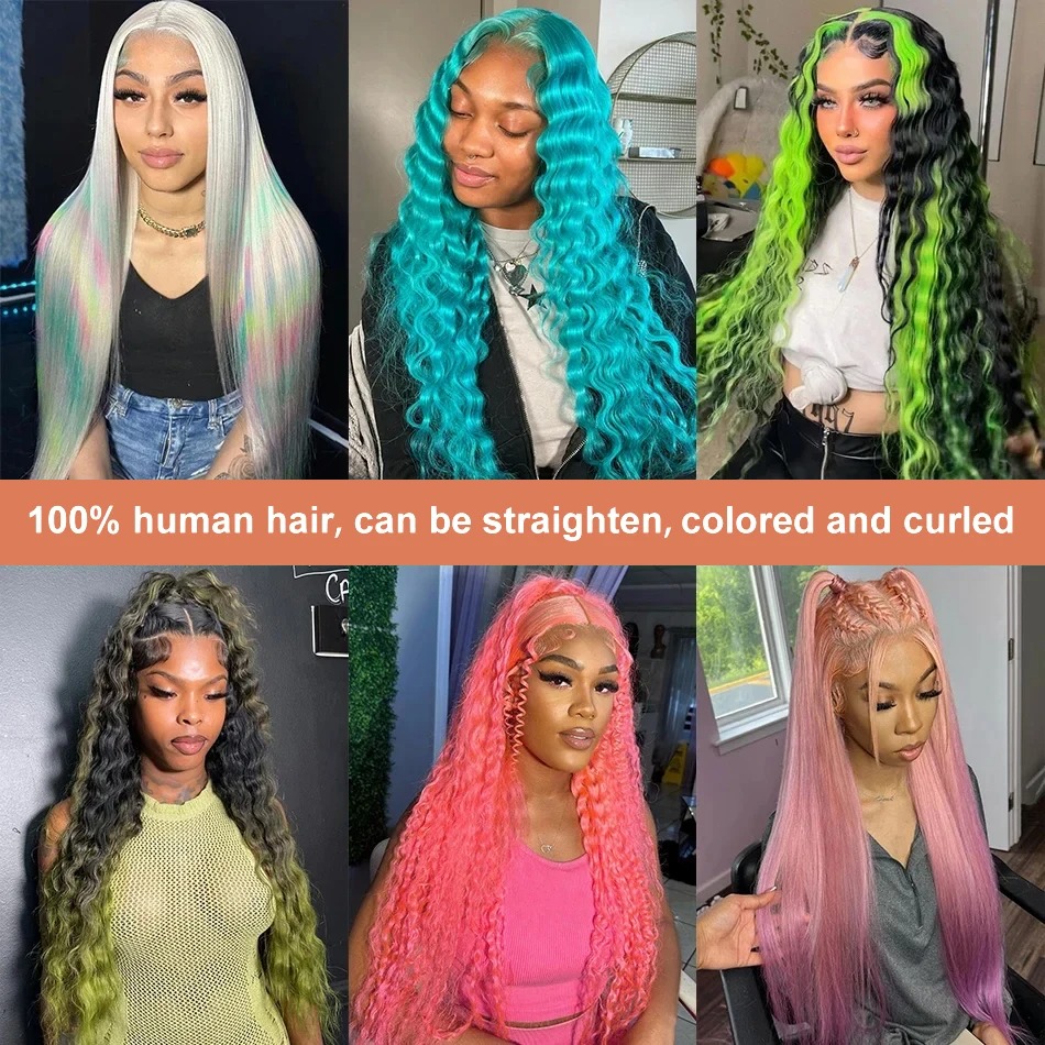 250 Density 613 Honey Blonde Color 13x6 Lace Frontal Wig Water Curly HD Transparent Brazilian Remy 13x4 Loose Deep Wave Front Human Hair Wig