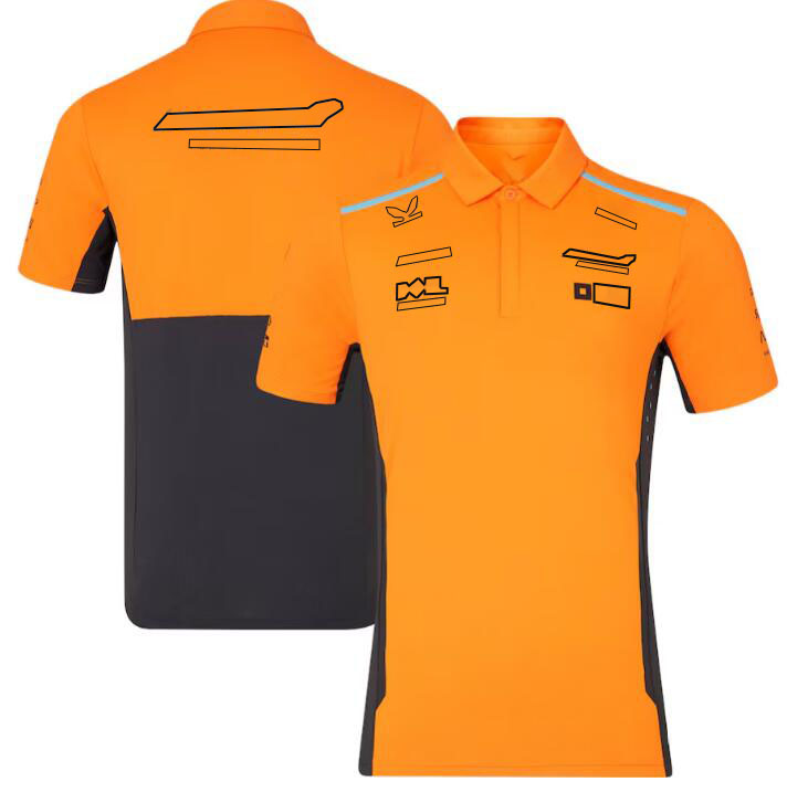 2024 Nuova polo da corsa F1 T-shirt estiva a maniche corte da uomo e da donna Stessa personalizzazione