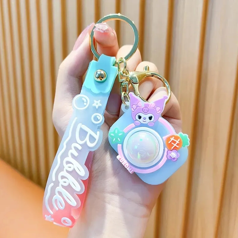 2024 Cartoon Luminous Camera Cute Car Soft Adhesive Hanging Accessories Lovers Bookbags Cute Keychain Hanging Accessories