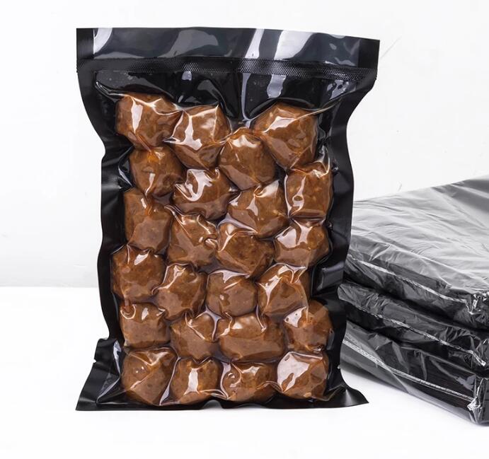 Black Nylon Vacuum Food Bags Home Sausage Dried Fruit Fresh Sealing Packaging Storage Kitchen Favor Wholesale