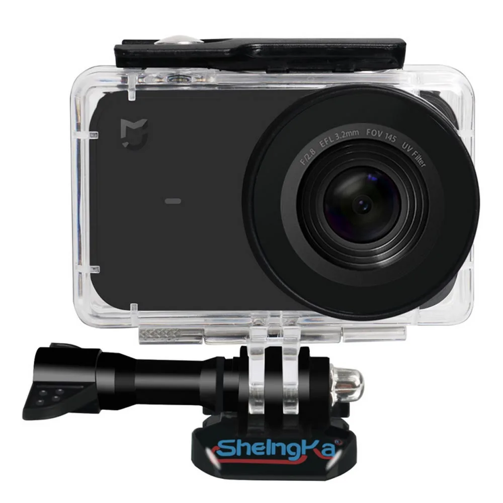 Cameras Gosear Waterproof Protective Case Shell Housing for Xiaomi Xiao Mi Mijia 4K Action Camera Diving Surfing Underwater Photography