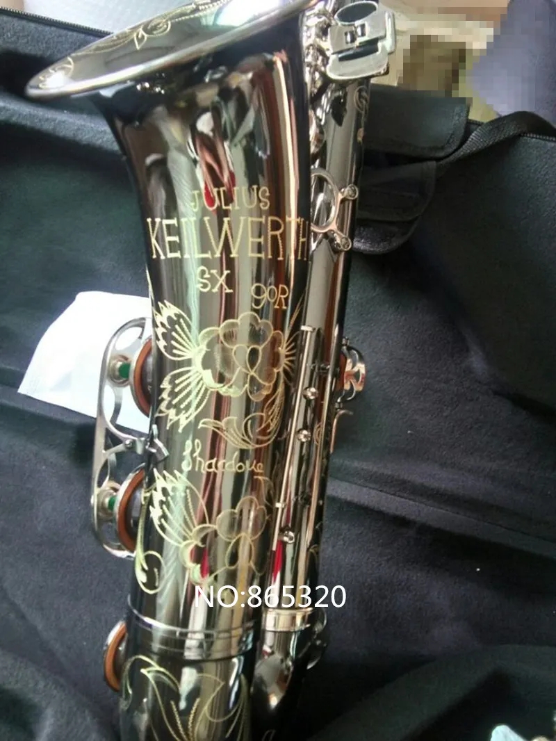 Nova marca alemanha jk sx90r keilwerth 95% cópia saxofone tenor liga de níquel prata sax top instrumento musical profissional com estojo