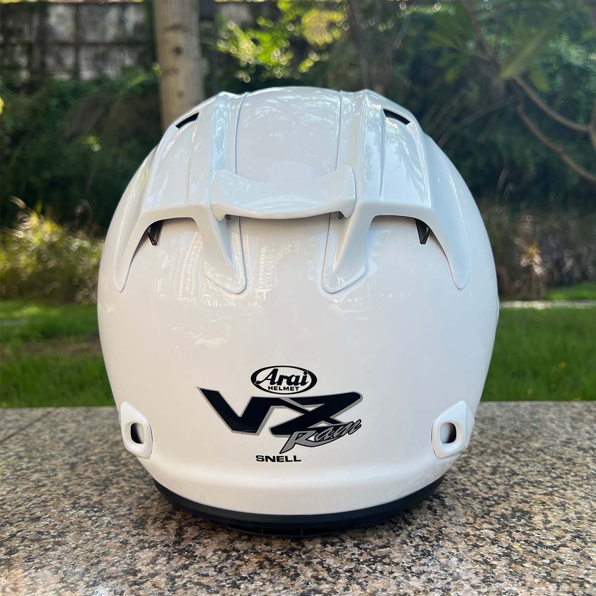 ARA I Jet VZ-RAM Glossy White Open Face Helmet Off Road Racing Motocross Motorcycle Helmet