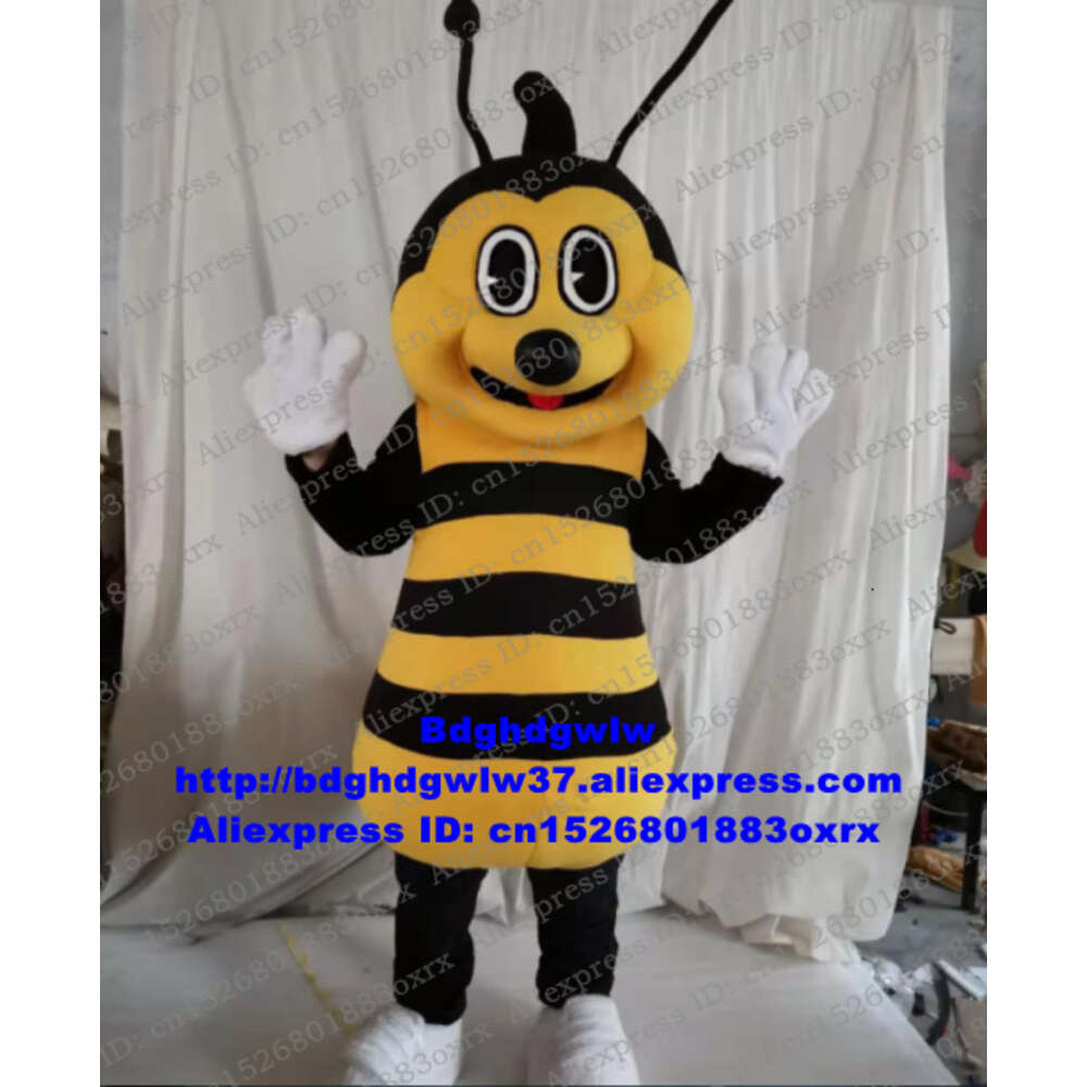 Mascot Costumes Bee Honeybee Wasp Hornet Vespid Bumblebee Bombus Mascot Costume Adult Cartoon Character Grad Night Keep as Souvenir Zx2963