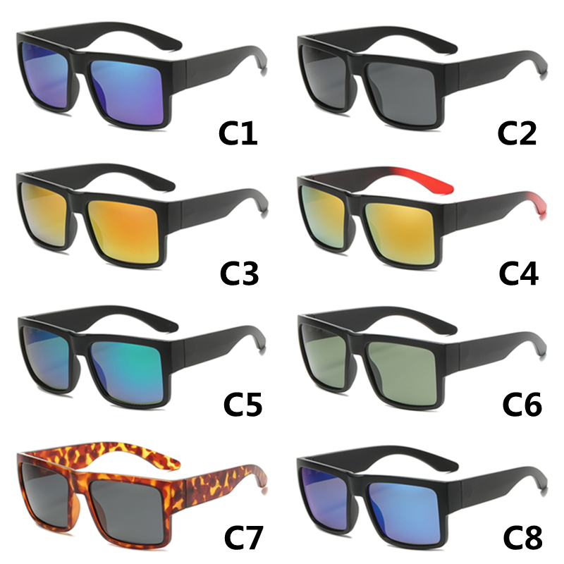 Lunettes de soleil polarisées carrées classiques hommes femmes sport extérieure coloré vintage verres de soleil uv400 gafas de sol de marque de marque