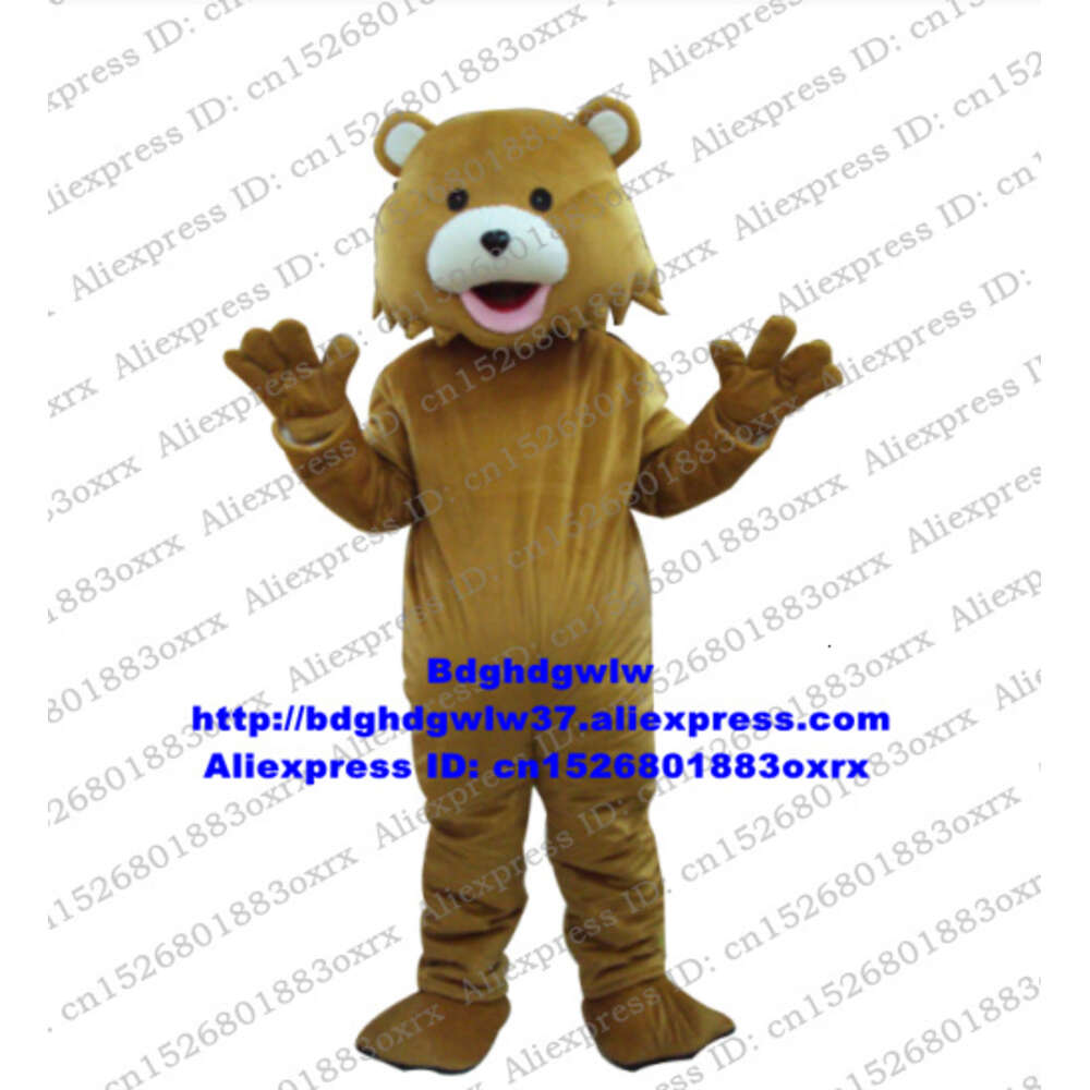 Costumes de mascotte Pedo Bear Pedobear Big Moustache Costume de mascotte adulte personnage de dessin animé tenue costume accueillant Banque jardin Fantasia Zx2907