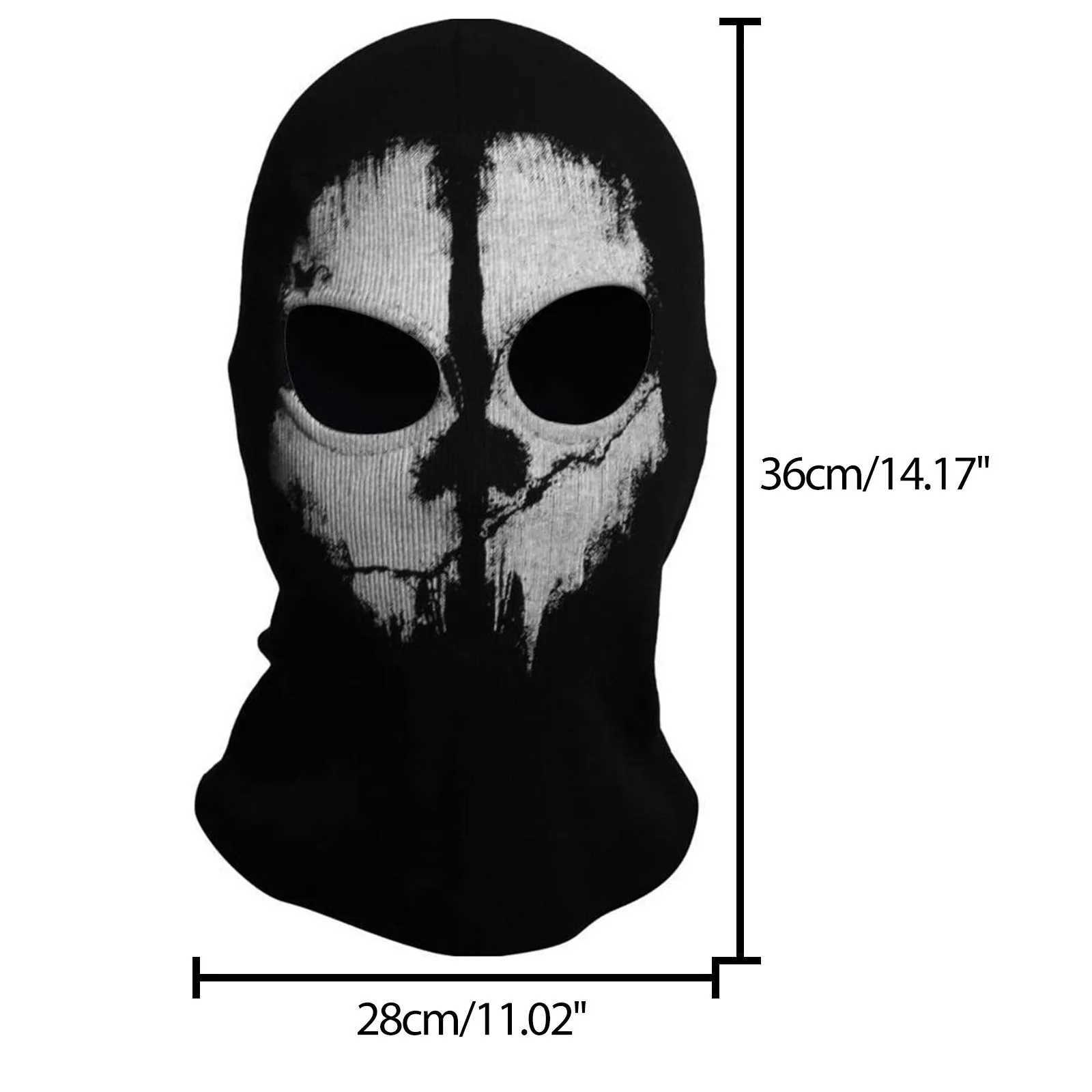 Projektant Masks Halloween Mask Movie War Game Call Commander Party Mask Unisex Balaclava Mask Cosplay Ghosts Maska Czaszka