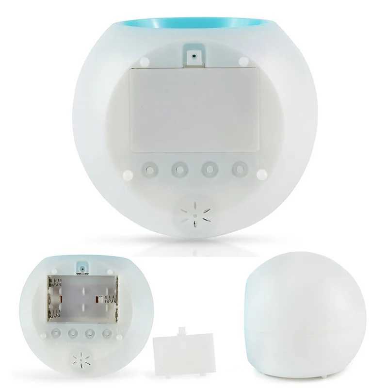 Overige Klokken Accessoires Creatief 7 Kleurrijk Rond LED-licht Digitale wekkers Aanraakbediening Kinderen Kinderen Wake Up Alarm ClockL2403