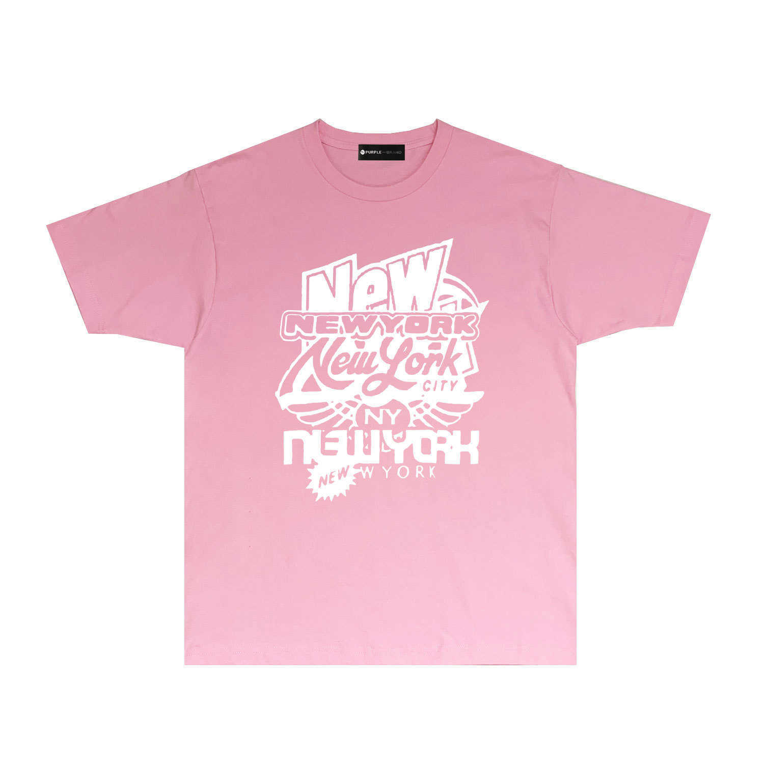 Långvarig trendig varumärke lila varumärke t-shirt kortärmad t-shirt shirt1yd6