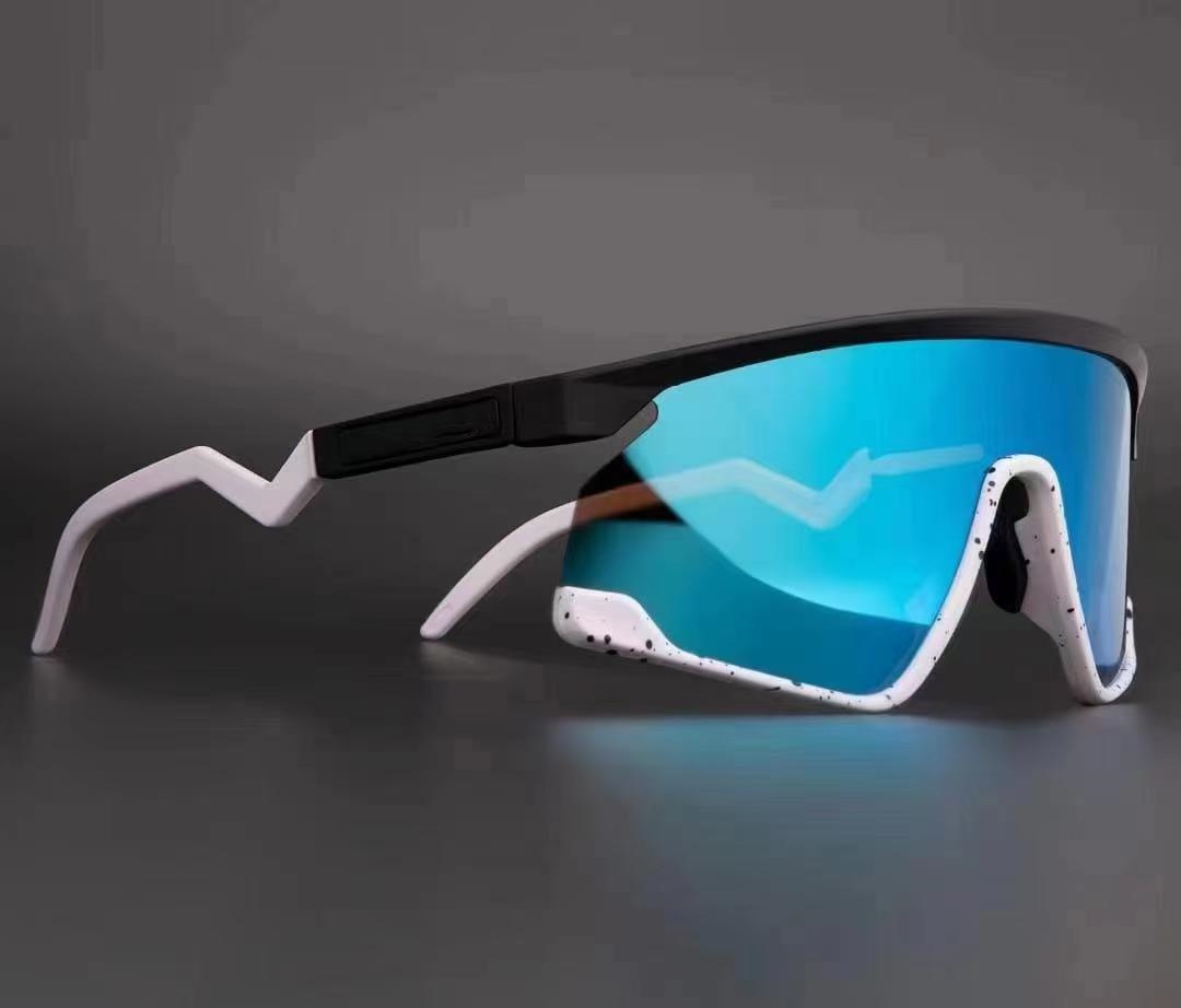 Oak-E1229 Glasses Sunglasses Sunglasses Sunglasses Ciclismo Esportes de bicicleta Polarizados de três peças Conjunto de vento à prova de vento e areia