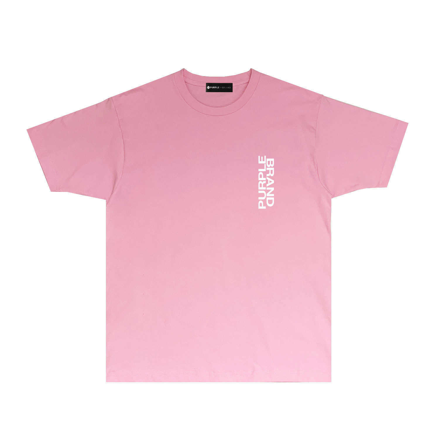 Långsiktigt trendigt varumärke lila märke t-shirt kort ärm t-shirt shirtarc0