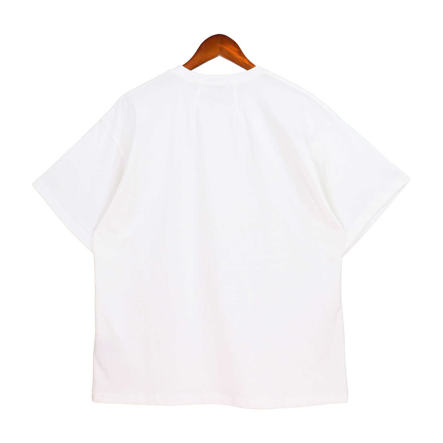 Rhude American Fashion Marke Yacht Druck Sommer neue lose lässige Männer und Frauen Liebhaber gleiche Kurzarm-T-Shirt