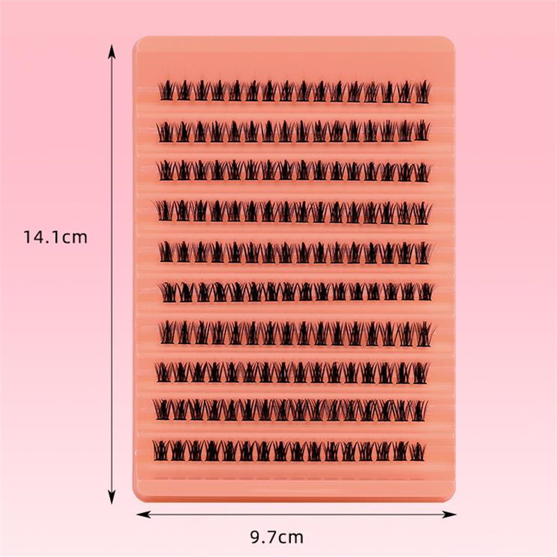 Novos cílios postiços DIY auto-enxertados cílios postiços naturalmente grossos densidade único cluster grande capacidade mista segmentada menina olho beleza cílios 120 pçs/caixa