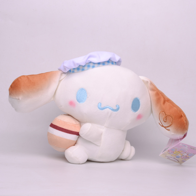 Japanese bread chef Melody Kulomi Cinnamon dog Pacha dog plush doll girl heart gift