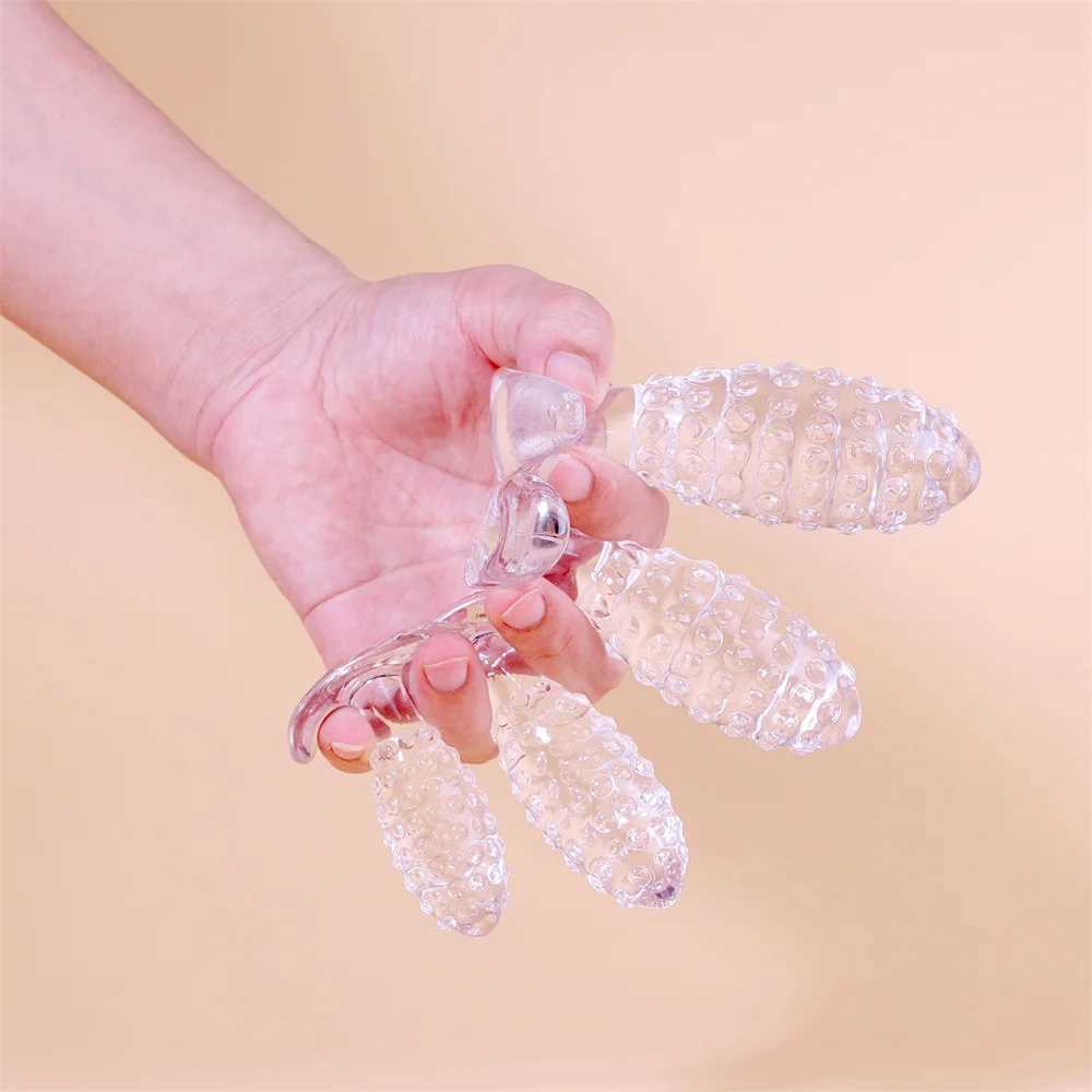 Anal Toys Creative Jackfruit Anal Plug unisex Multi-size Anal Pärlor Butt Plug Anal Stimulation Vuxen Sex Toys For Women Men Anal TrainerL2403