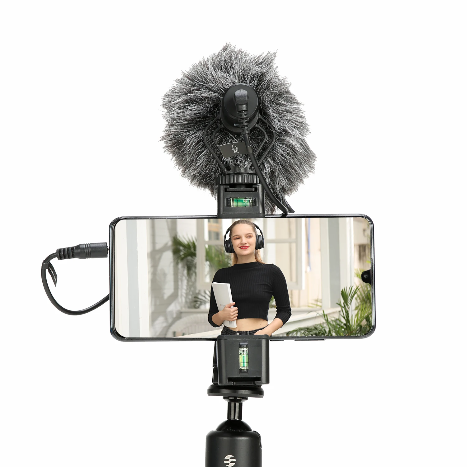 الميكروفونات المحمولة MIC Boya bymm1b microphone Universal Cardioid للهواتف الذكية كاميرات DSLR Camcorders Camcorders Auido PC