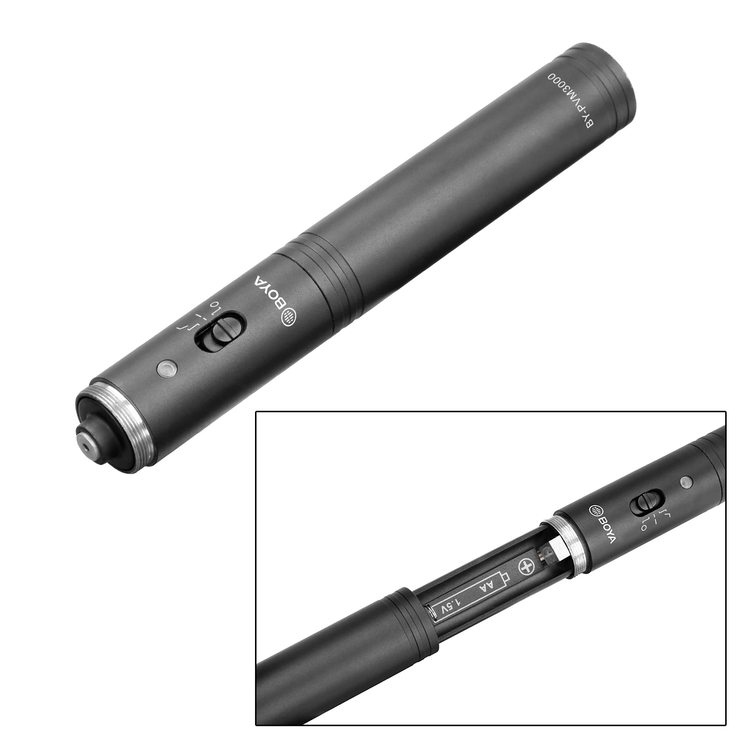 Microphones Boya Professional Condenser Shotgun Microphone Supercardioid Handheld MIC FÖR VIDEO INTERVERJE CAMCORD Audio Recorder Camera