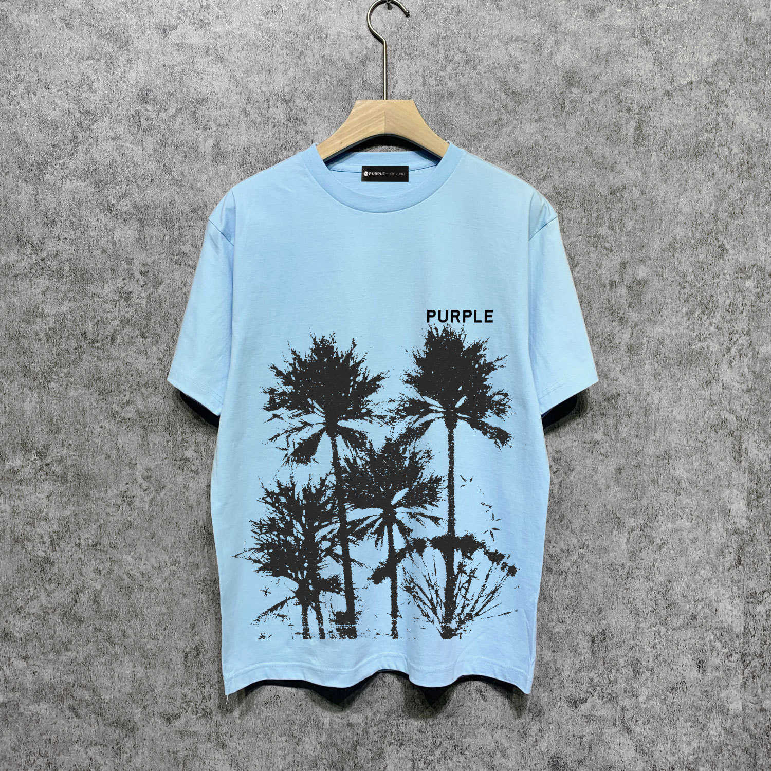 Trendy merk PURPLE MERK T-SHIRT met korte mouwen T-shirt shirt7FRJ voor de lange termijn