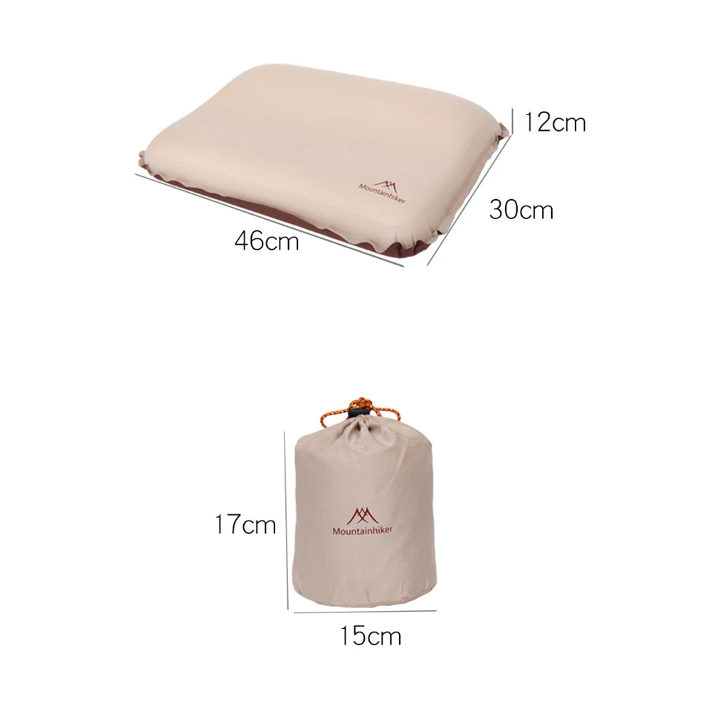Mat Inflatable Pillow Camping Air Pillow Ultralight Hiking Sleeping Pillow Outdoor Compressible Travel Tent Pillow Camp Supplies