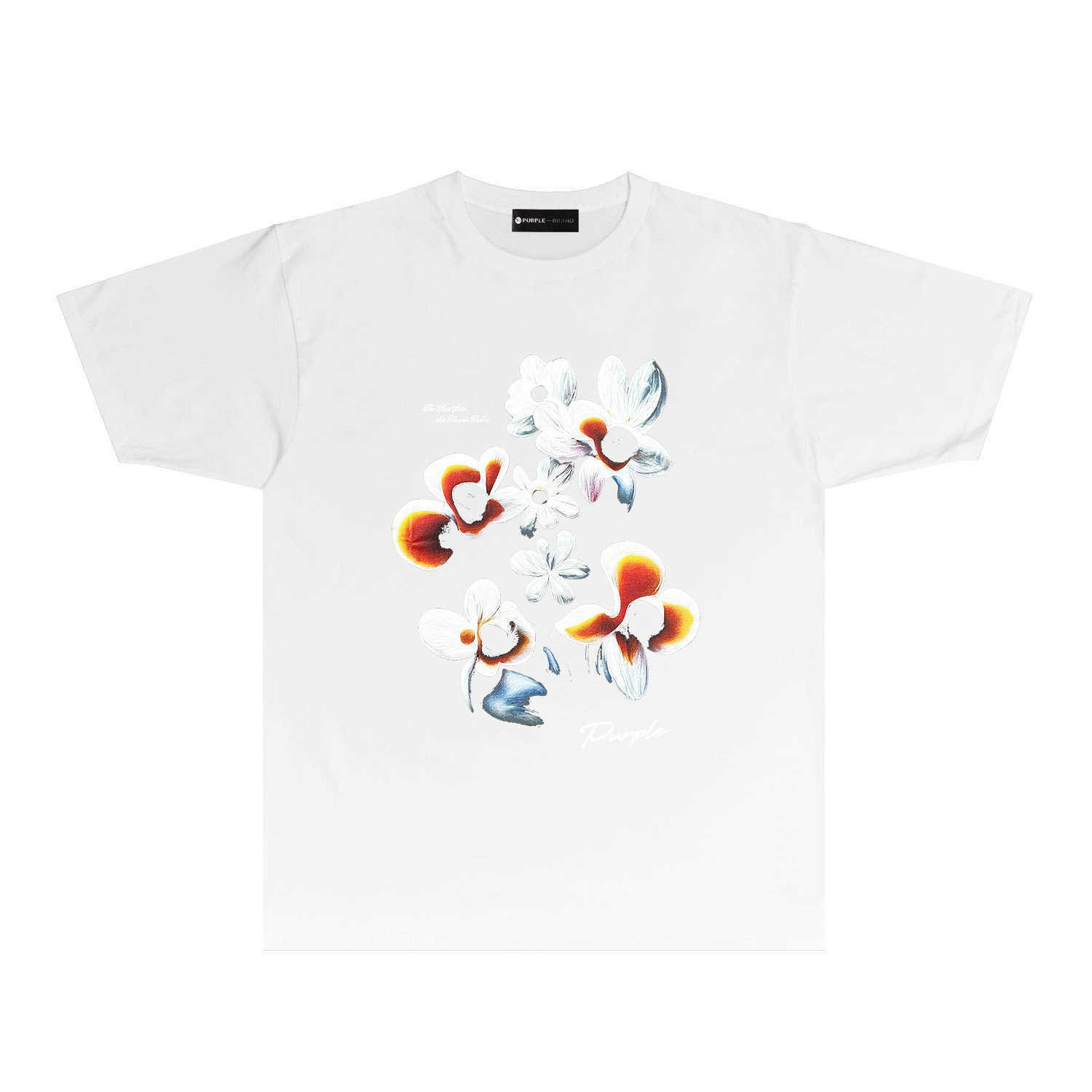 Lange termijn trendy merk PURPLE MERK T-SHIRT T-shirt met korte mouwen shirt1UD6