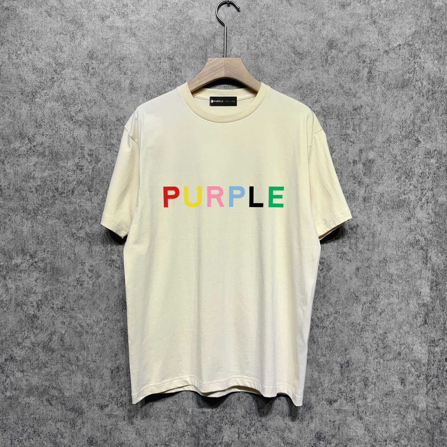 Langfristige Trendmarke PURPLE BRAND T SHIRT kurzärmeliges T-Shirt TIJ2