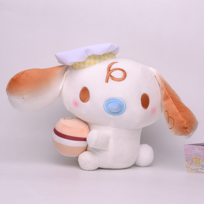 Japoński chleb szef kuchni Melody Kulomi Cinnamon Dog Pacha Dog Plush Doll Girl Heart Prezent