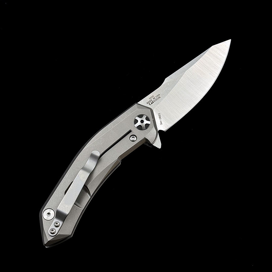 ZT 0095 0095BW Titan Legierung Klappmesser Outdoor Camping Jagd Tasche EDC Werkzeug ZT0095 Messer