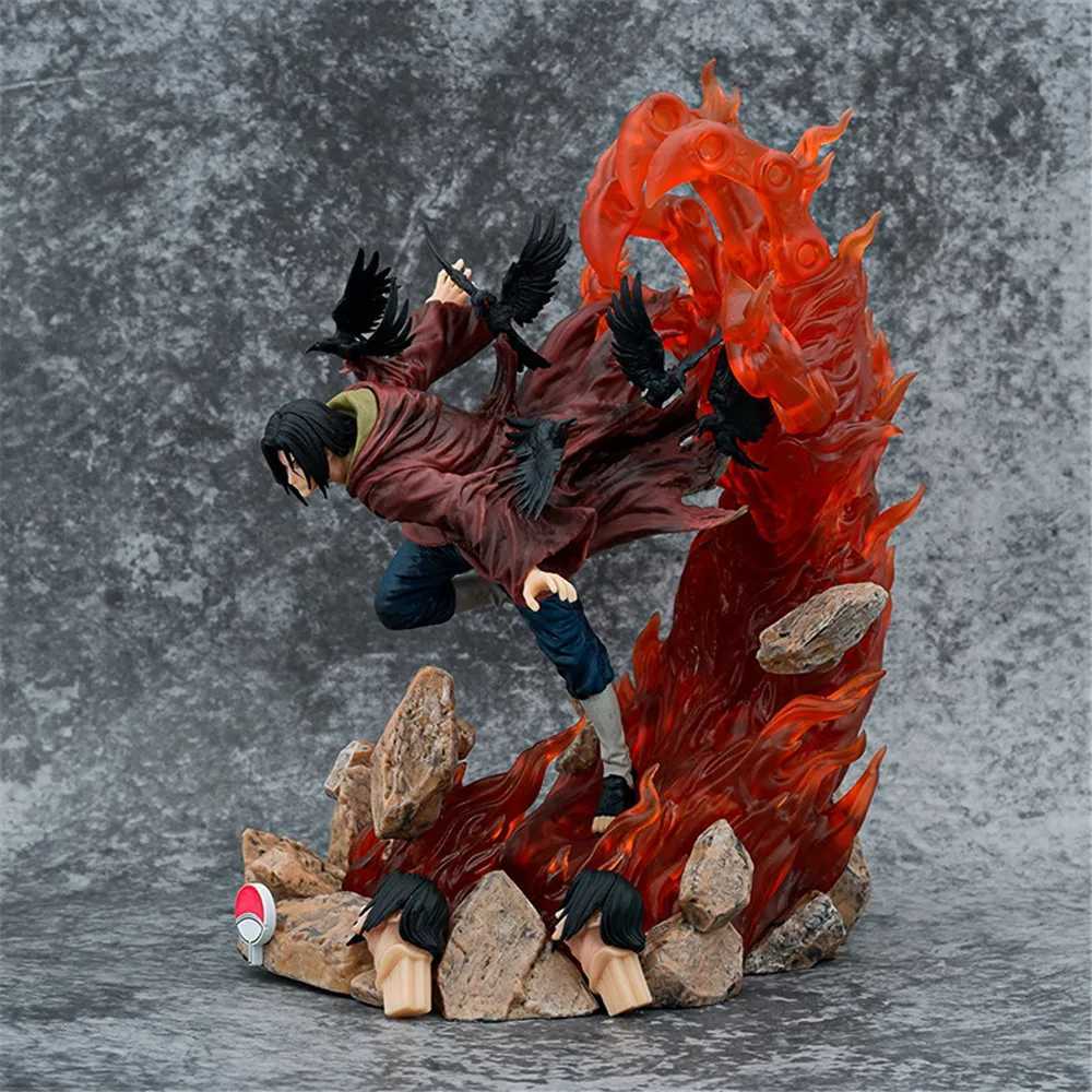 Anime Manga 30 cm Uchiha Itachi GK Akatsuki modèle d'anime PVC figurine d'action Collection modèle jouets poupée enfants cadeaux 24329