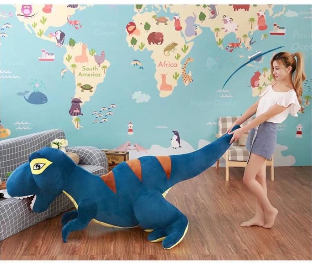 Pluszowe pluszowe zwierzęta 45160 cm kreskówka dinozaur zabawka tyranosaurus lalka urocze dzieci dzieci prezenty urodzinowe