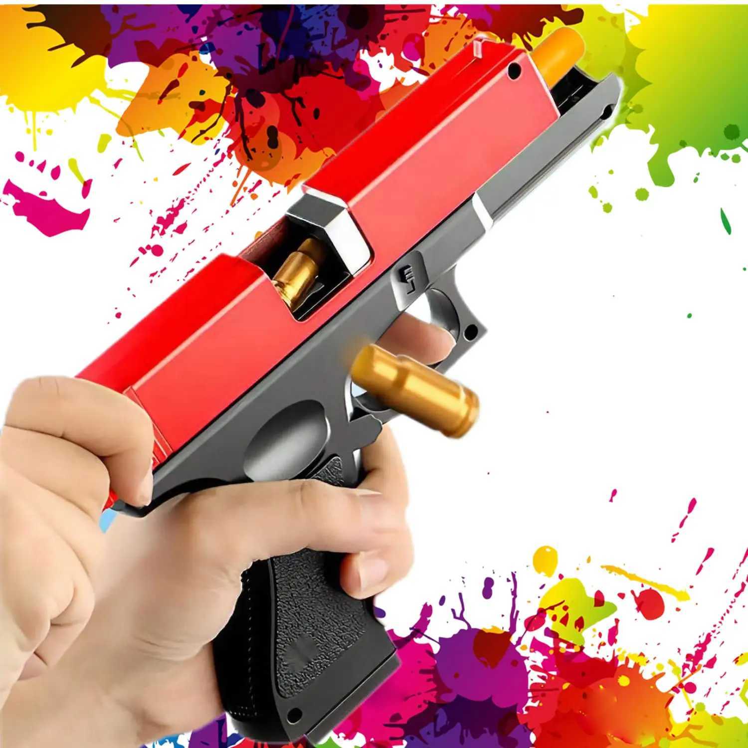 Gun Toys Pistolet jouets pistolet jouet pistolet lanceur Blaster balle molle pistolet G17 USP Colt pistolet pour enfants adulte jouer en plein air cadeaux d'anniversaire pour garçons 2400308