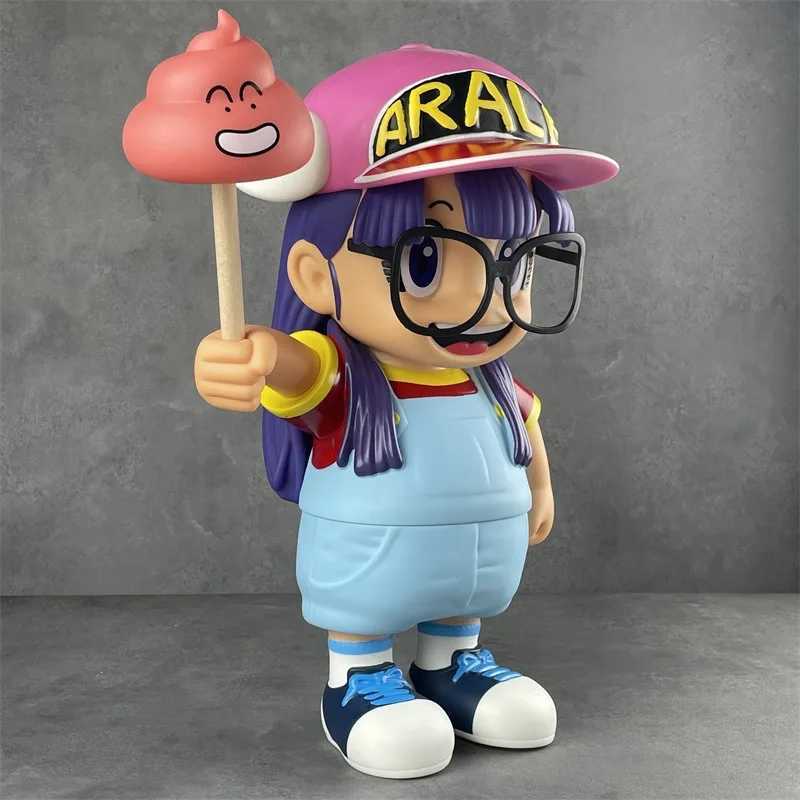 Figurines de dessins animés Objets décoratifs Figurines Arale Anime Toy Figure Garage Sets GK Modèle Action Résine Figure Ornement Décoratif Cadeau Top Qualité 240311