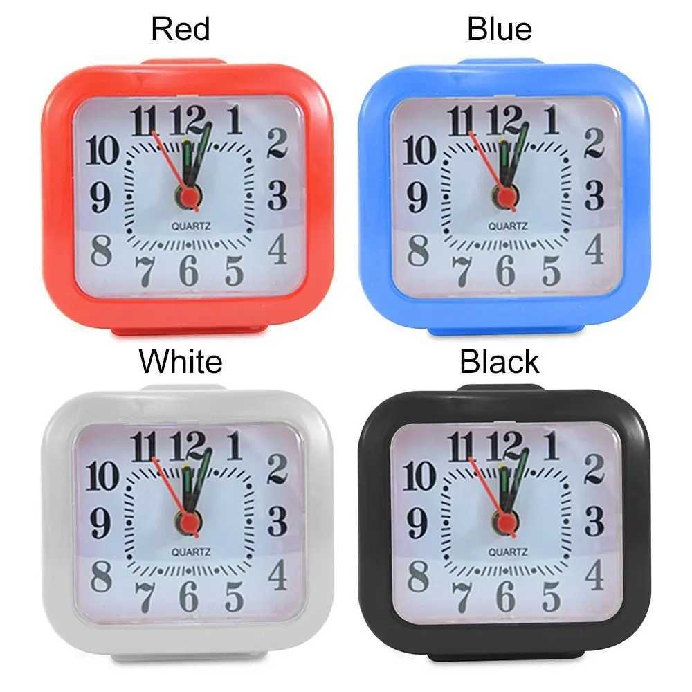 Другие аксессуары для часов Будильник на батарейке Маленький будильник с ночником Простые прикроватные креативные часы для детей Персонализированные часы для спальниL2403