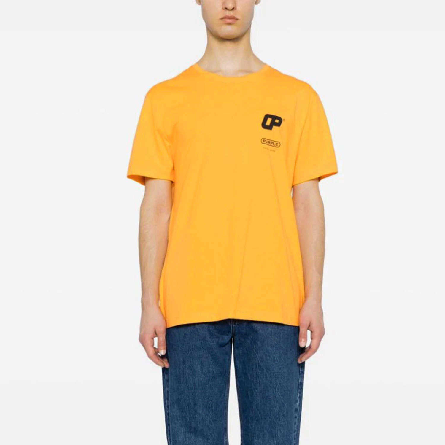 Lange termijn trendy merk PAARSE MERK T-SHIRT T-shirt met korte mouwen FKF1