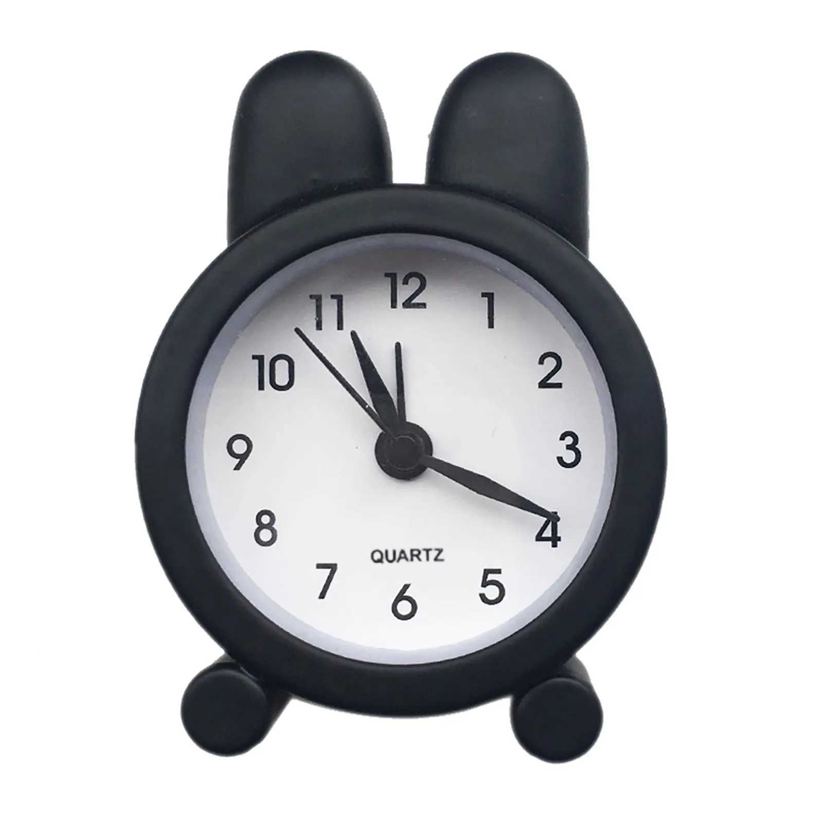 Andra klocktillbehör Creative Cute Mini Metal Small Alarm Clock Electronic Small Alarm Clockl2403