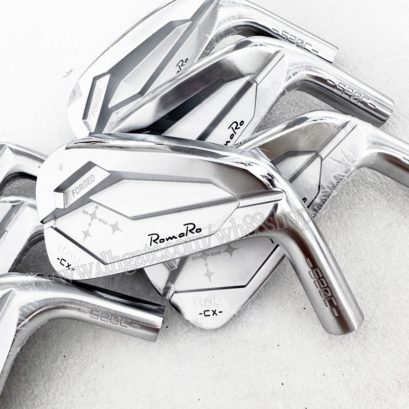 Гольф-клубы Япония Romaro Ray CX Golf Irons 4-9 P Мужчины кованые серебряные утюги Установки R/S Стальный вал и графитный вал Бесплатная доставка