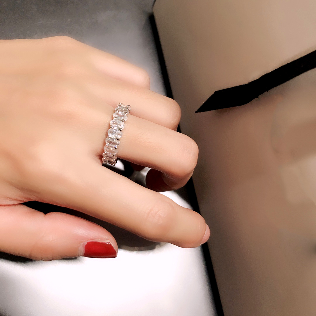 Ring Designer Ring Anelli di marca di gioielli di lusso donne Alphabet Diamond Design Fashi