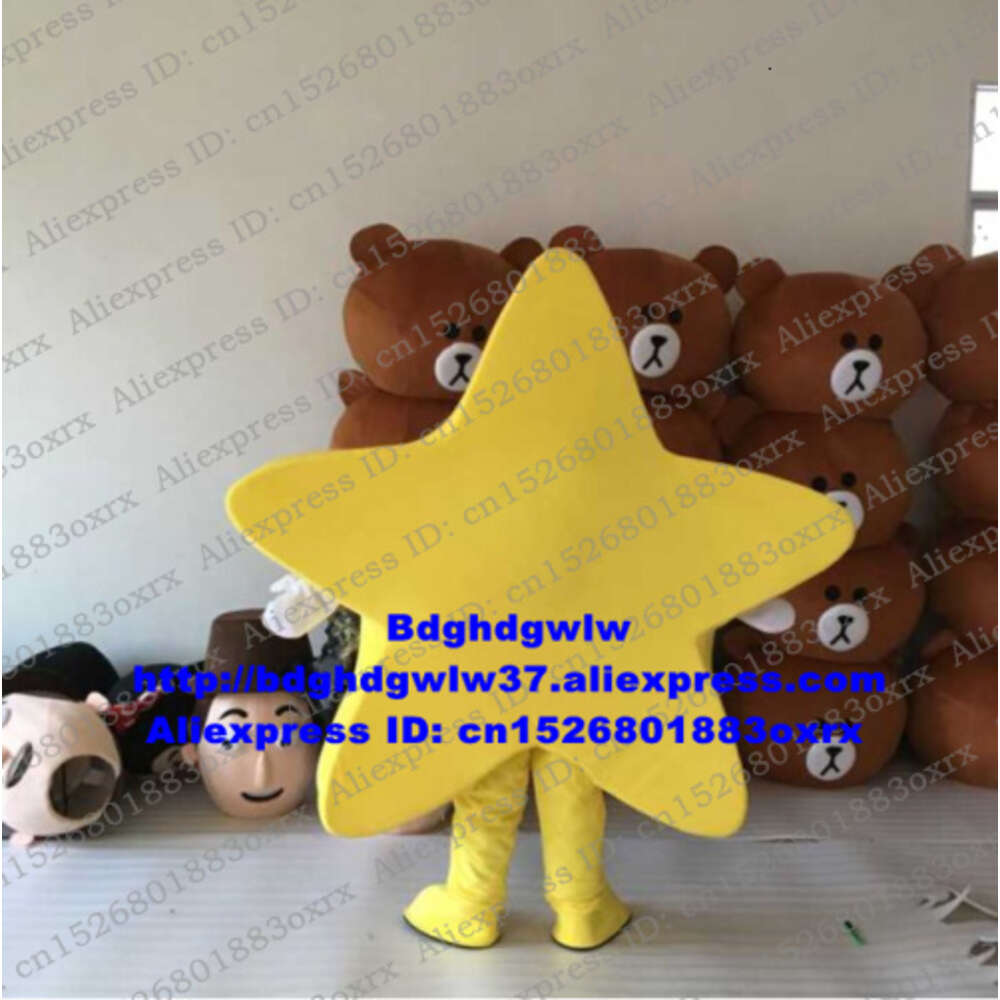 Mascot Costumes Mascot Costumes Yellow Star Mascot Costume Adult Cartoon Character Outfit Suit Pedestrian Street Commercial Strip Drive Zx2887