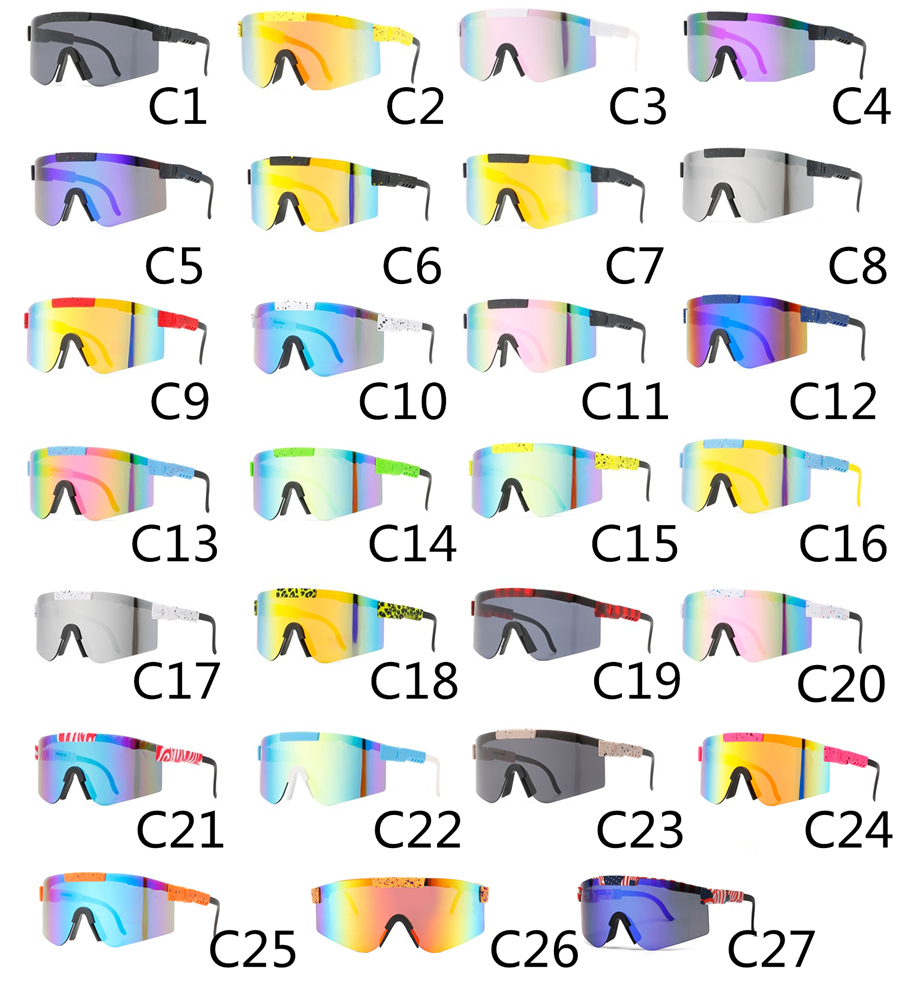 Esporte óculos de sol dos homens marca designer óculos de sol à prova de vento óculos de moda feminina uv400