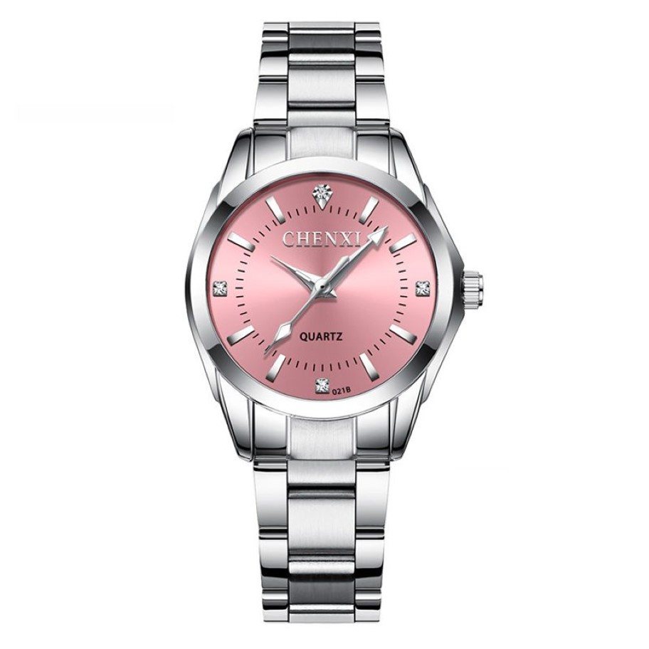 Moda donna quadrante colorato Reloj Mujer conciso ragazza orologi da polso femminile orologi al quarzo orologi da donna con strass Watch3228