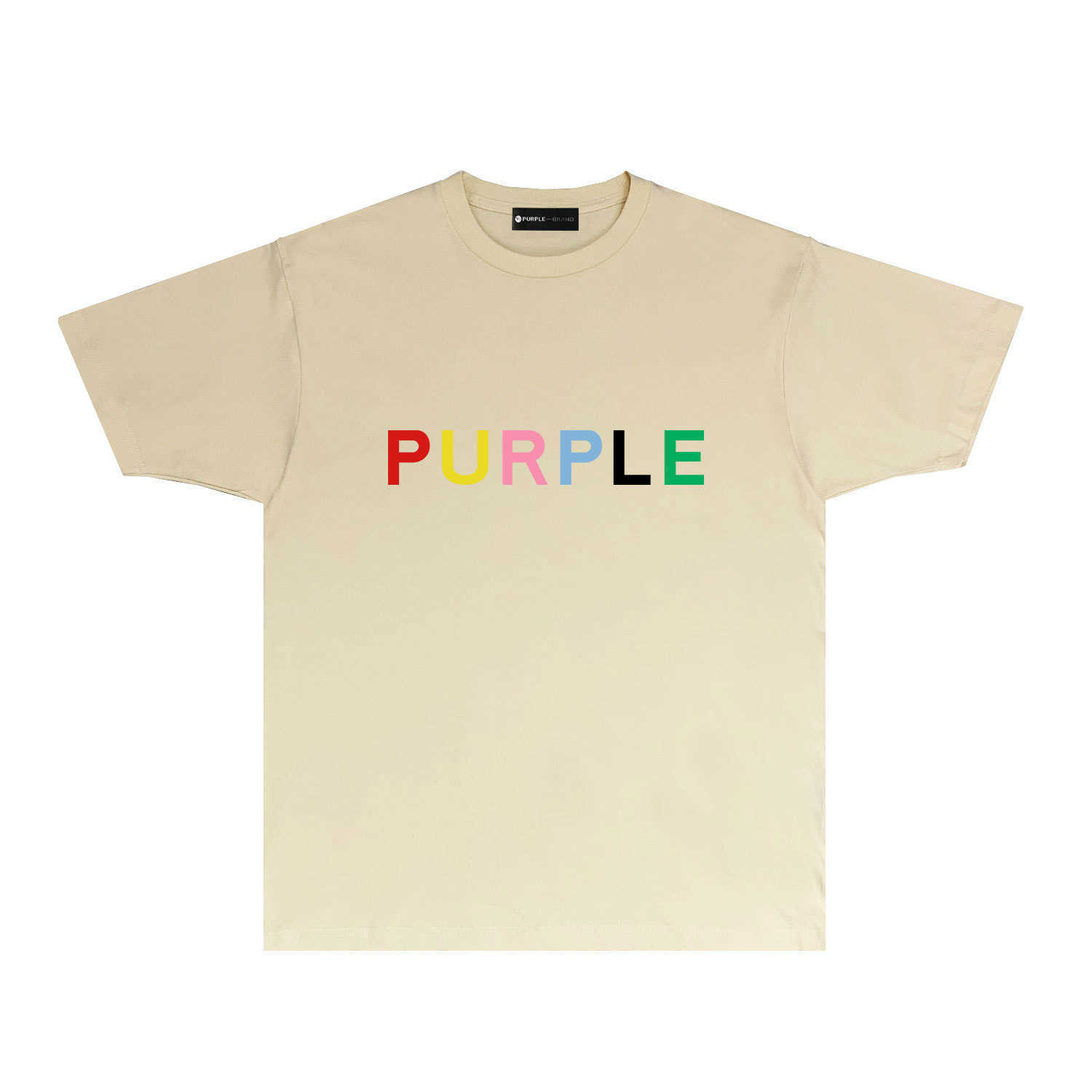 Marque tendance à long terme T-shirt de marque violet T-shirt à manches courtes shirtTIJ2