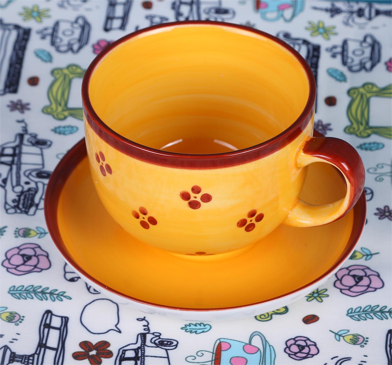 Conjunto de caneca de café de mercadorias de programa de TV de amigos, xícara de café