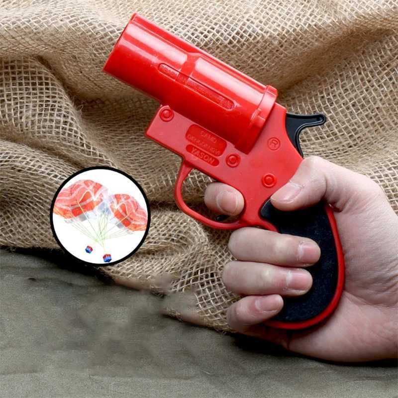 銃のおもちゃ銃おもちゃ現実的なシグナルガンパラシュートゲーム家族教育ミニチュアおもちゃ新しいおもちゃを発射するおもちゃセット2400308