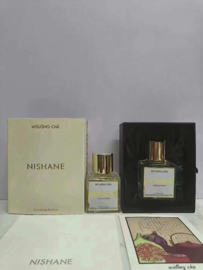 Novo Nishane Ani Perfume Wulongcha Hacivat EGE Nanshe Fan Your Flames 100ml Fragrância Homem Mulheres Extrait De Parfum Cheiro de longa duração Unissex Neutro Colônia Spray